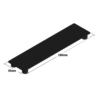 60-150-1 MODULAR SOLUTIONS POLYAMIDE PART<br>END CAP 45MM X 180MM BLACK